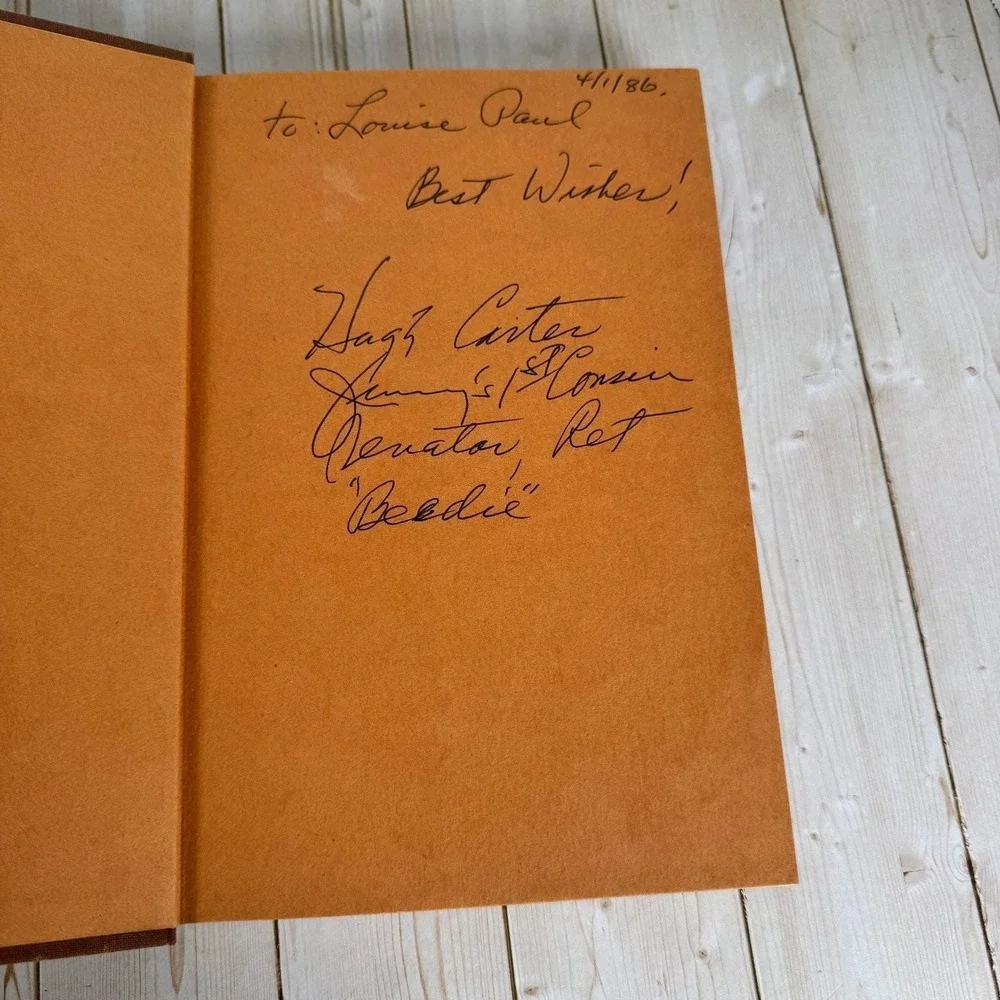 Cousin Beedie And Cousin Hot Hugh Carter 1978 Signed Biography Prentice-Hall